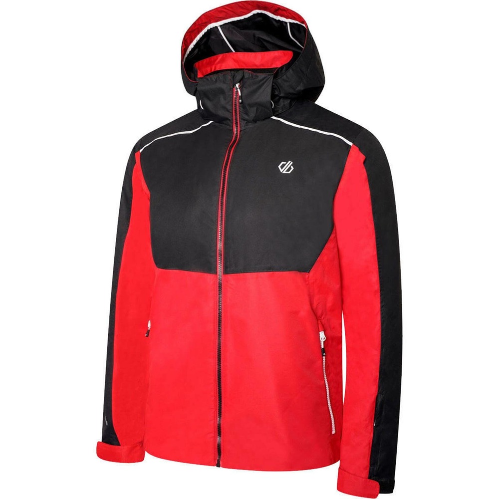 Dare 2B Men’s Red Black Blue Hooded Ski Snowboard Jacket Full Zip Outdoor Coat - Picture 4 of 12